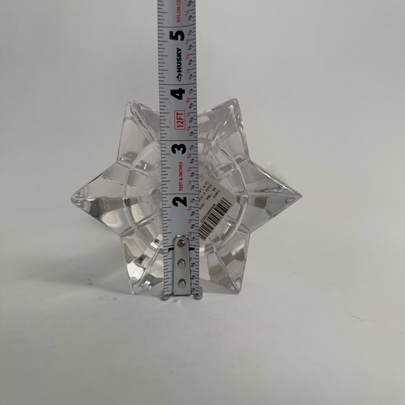 Villeroy & Boch Lucca 3-arm 24% Lead Crystal Glass Candelabra Austria 12” Tall - Picture 15 of 15